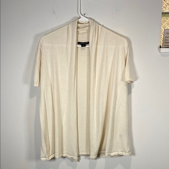August Silk Cream Cardigan - Picture 1 of 6